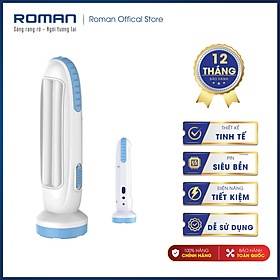 Mua Đèn pin siêu sáng LED cầm tay Roman HRL2020/3W màu xanh nhã nhặn - Nhựa ABS siêu bền  chống va đập  an toàn - Tháp sáng liên tục 4 giờ