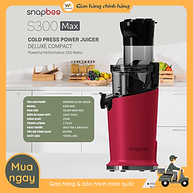 Mua Máy ép chậm SNAPBEE S300 MAX MÀU ĐỎ - HÀNG CHÍNH HÃNG