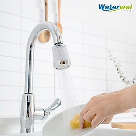 Mua Vòi lọc nước Waterwel PF-200 Hàn Quốc dùng cho bồn rửa chén  bồn rửa mặt - Loại bỏ tạp chất  vi khuẩn  clo dư  rỉ sét - Đã bao gồm 3 lõi lọc - Tăng áp lực nước - Hàng nhập khẩu