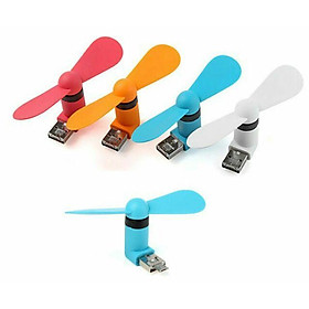 Mua Quạt Mini Silicon Usb 2 trong 1 cho PC và Android siêu lạ ( giao màu ngẫu nhiên )