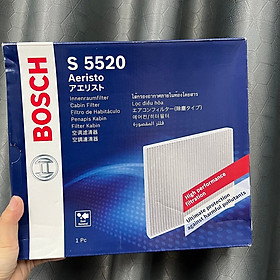 Lọc Điều Hòa Loại Tiêu Chuẩn BOSCH Ariesto S5520 Cho Xe Hyundai Santafe, Sonata, Kia Optima/K5, Sedona/Carnival..