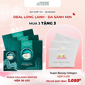 PIZKIE COLLAGEN PEPTIDE - Nguyên Liệu Nhập Khẩu Nhật Bản Trẻ Hóa da 150gr