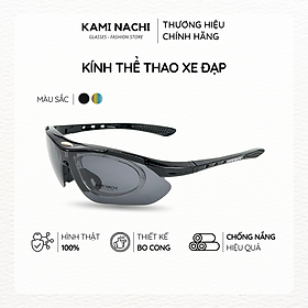 Mắt kính thể thao xe đạp chính hãng kami nachi