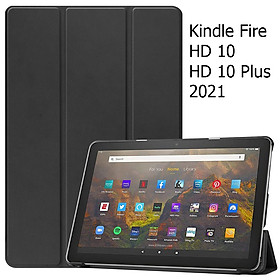 Bao Da Cover Cho Máy Tính Bảng Amazon Kindle Fire HD 10 / HD 10 Plus 2021 - đen