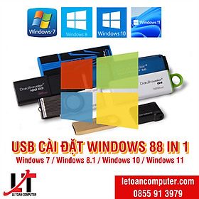 Mua USB CÀI ĐẶT HỆ ĐIỀU HÀNH 88 IN 1 (W7-W8.1-W10-W11)