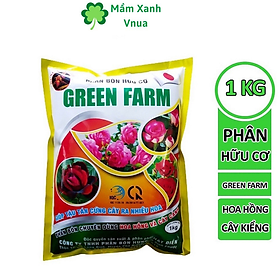 Mua Phân Bón Hoa Hồng Hữu Cơ GREEN FARM - Gói 1kg