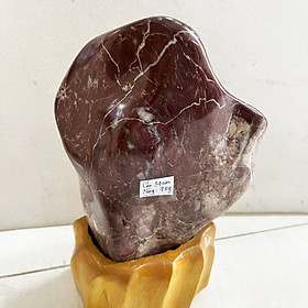 Mua Cây đá phong thủy màu đỏ tự nhiên nặng 7 kg cao 34 cm màu đỏ cho người mệnh Thổ và Hỏa