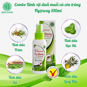 Combo 2 chai Xua Muỗi Tinh Dầu Fly@way 100ml