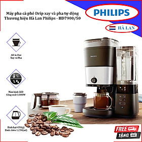 Mua Máy pha cà phê Drip xay và pha tự động  thương hiệu Hà Lan cao cấp Philips - HD7900/50 - HÀNG NHẬP KHẨU