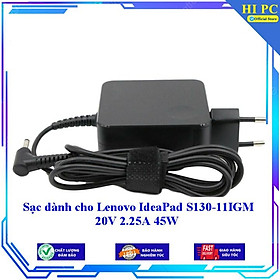 Mua Sạc dành cho Lenovo IdeaPad S130-11IGM 20V 2.25A 45W - Kèm Dây nguồn - Hàng Nhập Khẩu