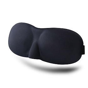 Suzi 3D eye mask sleep shading light breathable men and women lunch break travel sleeping eye protection black