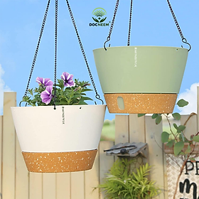 Mua Chậu treo tự tưới Monrovia cho cây trong nhà và ngoài trời có móc treo sắt  decor không gian sống