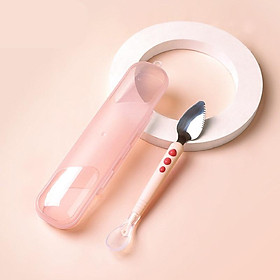 Mua  Giá hủy diệt  Thìa Nạo Hoa Quả 2 Đầu Loại 1 Tích Hợp Tiện Lợi (Có Hộp Đựng)  Dahamart - Siêu Thị Ăn Dặm
