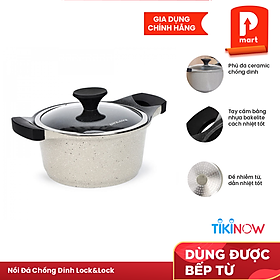 Nồi Lock&Lock Stone 2 Tay Cầm LCA6202D-IH (20cm)