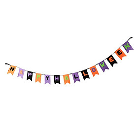 Happy Halloween Bunting Banner Pennant Garland Party Hanging Decoration