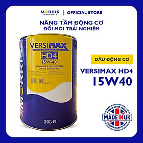 Dầu Nhớt Cao Cấp Cho Động Cơ Xăng và Diesel - Morris Lubricants Versimax HD4 15W-40 / Xô 20L