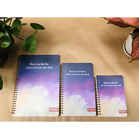 Sổ tay cao cấp - sổ gáy lò xo - notebook - 3 size S, M, L