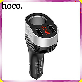 Mua Bộ chia tẩu sạc ô tô  xe hơi nhãn hiệu Hoco Z29 -HÀNG CHÍNH HÃNG