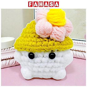 Móc Khoá Len Hình Nấm - Mẫu 9