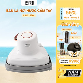 Bàn là hơi nước cầm tay mini Lebenlang LBL5283, công suất 800W, nhỏ gọn tiện lợi, bảo hành 2 năm - hàng chính hãng