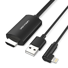 Mua Cáp chuyển Lightning to HDMI VENTION  nối điện thoại Iphone với Tivi dài 2m CEJBH - Hàng chính hãng