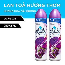 SHIP NHANH Bộ đôi GLADE Xịt thơm phòng Hương Lavender 280ml- GIAO NHANH 1H