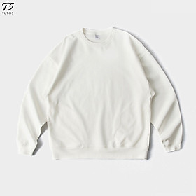 Áo dài tay nam thu đông sweater Trơn Chất Liệu Vải Cotton Phong Cách thời trang Raglan Hàn Quốc_Tuto5