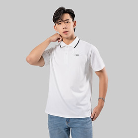 Áo thun polo nam TSIMPLE có cổ vải thun cá sấu cotton form rộng A021001 - MÀU TRẮNG - 3XL
