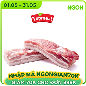 HCM - Ba chỉ heo với domain authority ko xương (500g) - Thích phù hợp với những khoản rán, kho, rang, cù,... - [Giao nhanh chóng TPHCM]