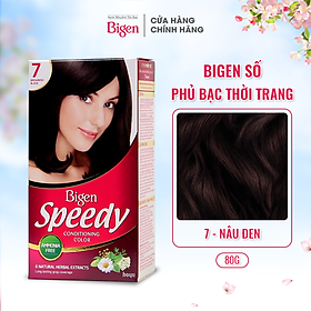 Thuốc nhuộm dưỡng tóc phủ bạc thảo dược Bigen Speedy Thương hiệu Nhật Bản 80ml dạng kem - BSCC Số
