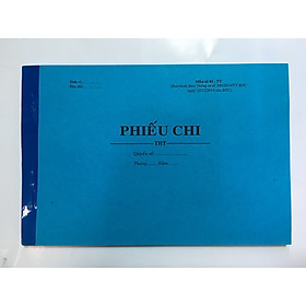 LỐC 10 CUỐN PHIẾU CHI 3 LIÊN