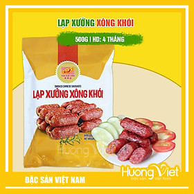 Đặc Sản Sóc Trăng - Lạp Xưởng Xông Khói Tân Huê Viên 500G, Đặc Sản Lạp Xưởng Sóc Trăng Tân Huê Viên Vị Khói Tự Nhiên Thơm Ngon Và An Toàn