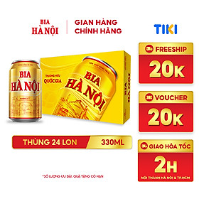 Bia Hà Nội - Thùng 24 lon 330ml