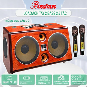 Mua Loa karaoke xách tay bass 2T5 đôi BOSSINON N2534K- Hàng Chính Hãng  công suất siêu khủng lên đến 800W  siêu đẹp