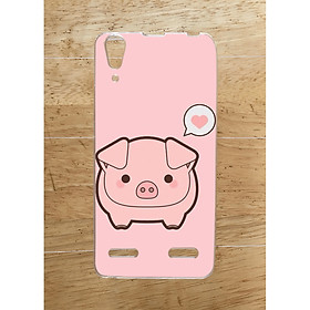 Ốp Lưng Dùng Cho Lenovo A6000 / A6000 Plus (Dẻo) - Cute Heo Con