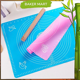 Mua Thảm nhào bột silicon  tấm lót cán bột sợi thuỷ tinh cho làm bánh mì  bao... chống trượt  chống dính