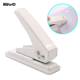 Bấm lỗ đơn kim loại mini siêu bền với dao 3 lưỡi có thể đục lỗ mm cho tập giấy 60 tờ