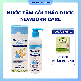 Newborn Care Nước Tắm Thảo Dược Làm sạch, bảo vệ da, Giúp ngăn ngừa rôm sảy,viêm da,hăm tã ở bé (220ml)