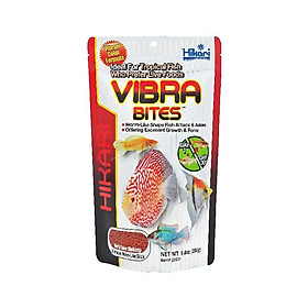 Thức ăn Hikari vibra bites (gói lớn )-tăng màu cho cá đĩa, cá cầu vồng- cá phượng hoàng-thần tiên- cá nhiệt đợi-shopleo