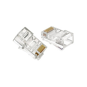 Đầu bấm mạng RJ45 loại thường (Bịch 100 hạt mạng )