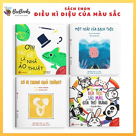 [Download Sách] Sách Ehon Nhật Bản- Bộ Sách Điều Kì Diệu Của Màu Sắc dành cho bé từ 0-6 tuổi- Ehon tăng cường khả năng ghi nhớ và nhận biết màu sắc cho bé