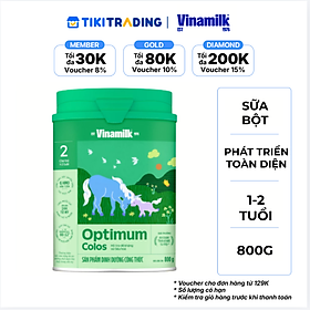 Sữa Non Vinamilk Optimum Colos 2 800g (sữa bột cho trẻ từ 1 - 2 tuổi)