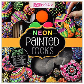 Neon Painted Rocks Deluxe Kit