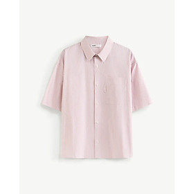 Áo sơ mi tay ngắn nam oxford sọc Form Boxy fit - ROUTINE 10S26SHS010