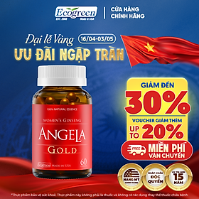 [Hộp 60v] Viên Uống ANGELA GOLD Hỗ Trợ Sức Khỏe, Sắc Đẹp Và Sinh Lý Nữ