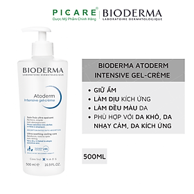 Kem dưỡng ẩm và làm dịu dạng gel cho ra rất khô đến viêm da cơ địa Atoderm Intensive gel-crème 500ml