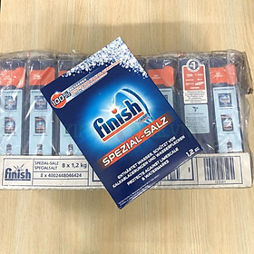 Combo Muối rửa bát làm mềm nước Finish 1.2Kg + Tặng que thử nước cứng