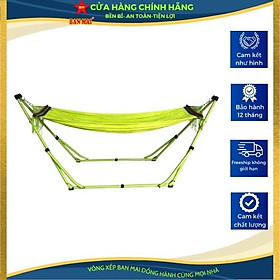 Mua Bộ võng xếp BAN MAI: khung sơn tĩnh điện VIP và lưới mềm dày 99 ( Giao màu ngẫu nhiên )