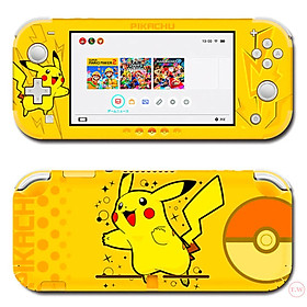 Mua Skin decal dán Nintendo Switch Lite mẫu Pokemon Pikachu nền vàng (dễ dán  đã cắt sẵn)