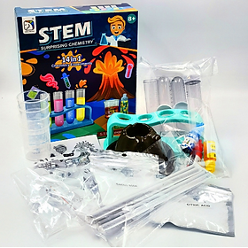 Đồ chơi khoa học Stem phát triển trí tuệ cho trẻ,đồ chơi steam set 14 thí nghiệm khoa học cho bé